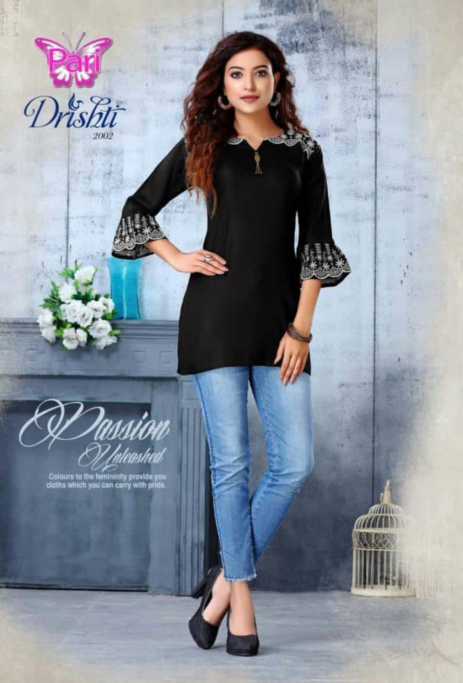 Pari Drishti Vol 2 Latest Designer Casual Wear Short Tops Collection 